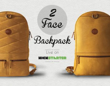 The first 2 sided leather backpack | 2Face Backpack