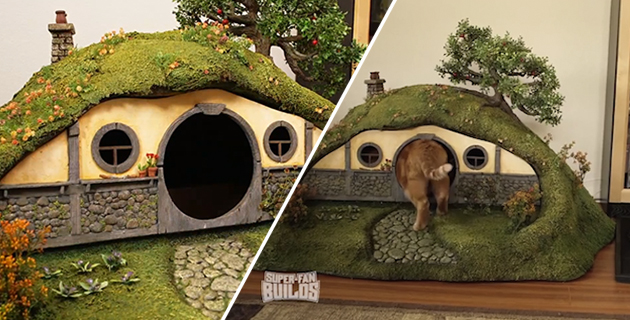 Lord of the rings themed cat house | Tim Baker