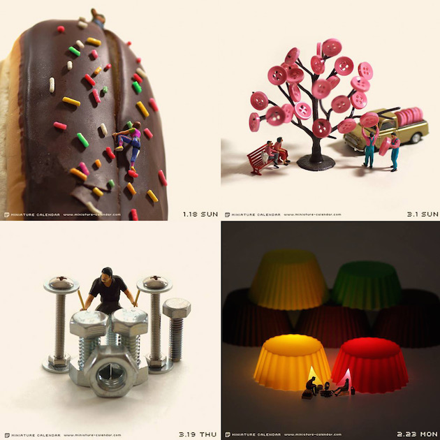 Miniature Calendar Tatsuya Tanaka Feel Desain your daily dose of